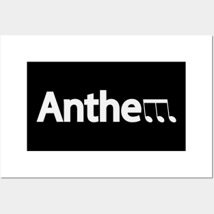 Anthem being Anthem typography design Posters and Art